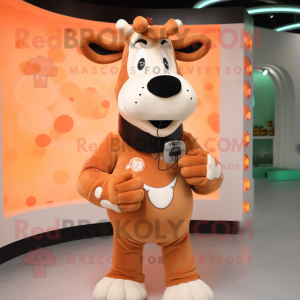 Peach Jersey Cow personagem...