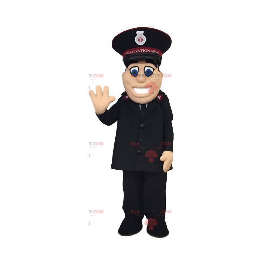 Maskottchen des Offiziers der Heilsarmee. Offizierskostüm -