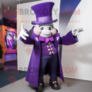 Purple Magician maskot...