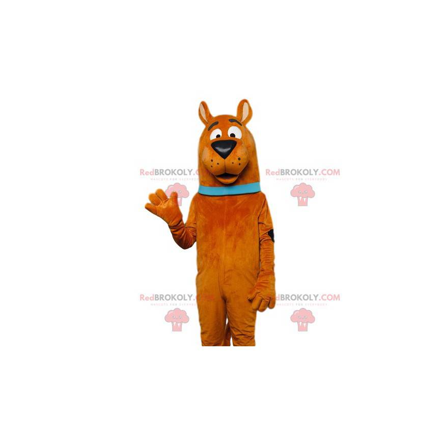 Mascot af den berømte Scooby-Doo. Scooby-Doo kostume -