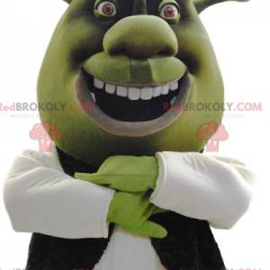 Maskottchen von Shrek, dem berühmten grünen Oger -