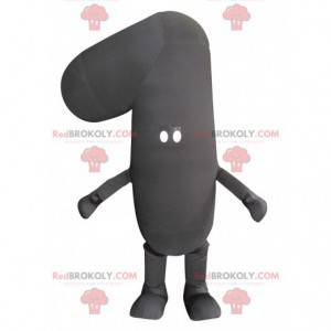Mascot figuur een zwart - Redbrokoly.com