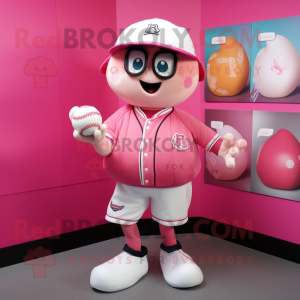 Rosa Baseball Ball maskot...