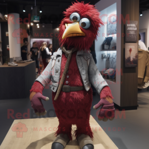 Maroon Crow mascotte...