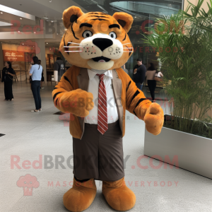 Brown Tiger mascotte...