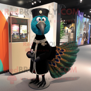 Black Peacock mascotte...