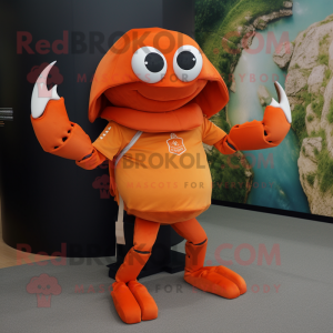 Orange Crab mascotte...