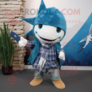 Blue Swordfish mascotte...