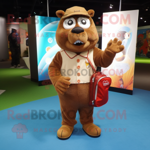 Brown Golf Bag mascotte...