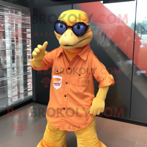 Oranje Python mascotte...