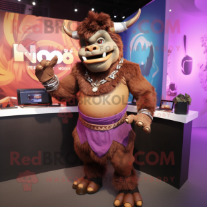  Minotaur maskot drakt...