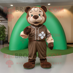 Personagem de mascote Brown...