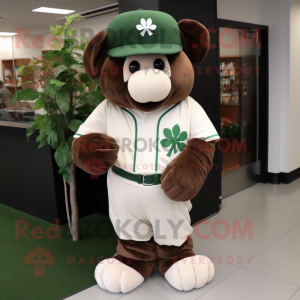 Personagem de mascote Brown...