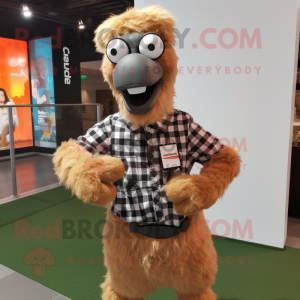 Brown Ostrich mascotte...