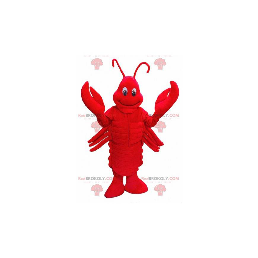 Mascotte de homard rouge géant - Redbrokoly.com