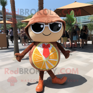 Brown Grapefruit mascotte...