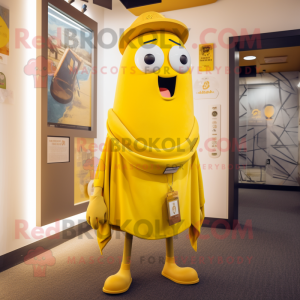 Personagem de mascote com...