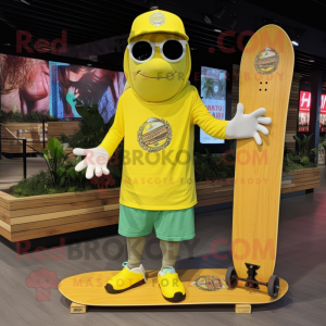 Citrongul skateboard maskot...