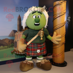 Olive Bagpipe mascotte...