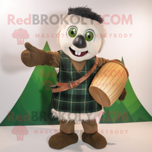 Oliven Sekkepipe maskot...