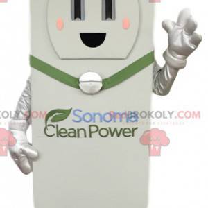 White remote control mascot. Remote control suit -