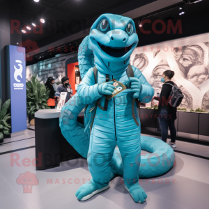 Cyan Titanoboa mascotte...