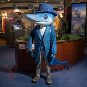 Blue Swordfish mascotte...