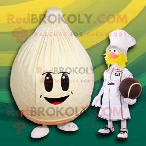 Cream Onion maskot kostume...