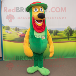 Green Hot Dogs mascotte...