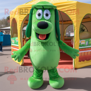 Green Hot Dogs mascotte...