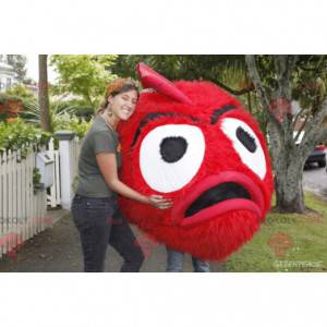 Giant cherry hairy monster mascot - Redbrokoly.com