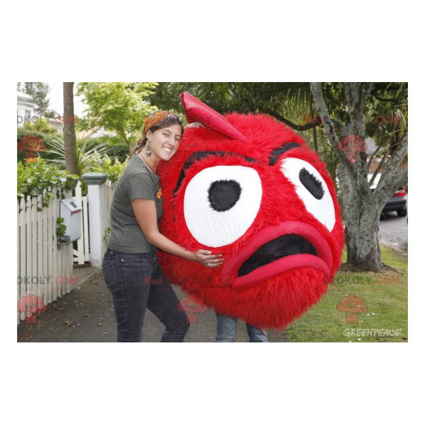 Mascotte mostro peloso ciliegia gigante - Redbrokoly.com