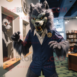 Navy Werewolf maskot...