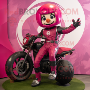 Magenta Acrobat mascotte...