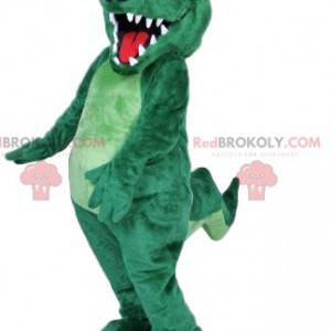 Mascotte coccodrillo eccentrico. Costume da coccodrillo -