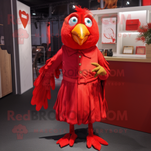 Red Canary maskot kostume...