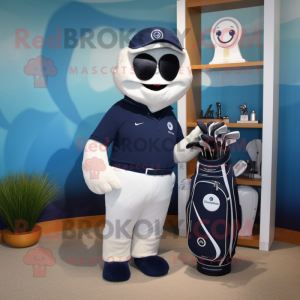 Navy Golf Bag maskot...