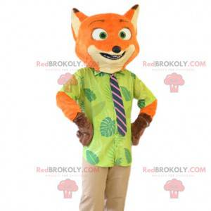 Rødrev maskotdrakt og slips. Fox kostyme - Redbrokoly.com
