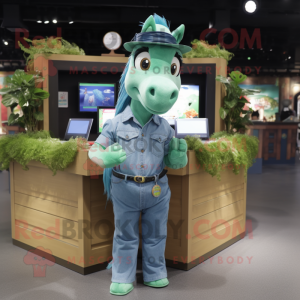 Green Mare maskot kostume...