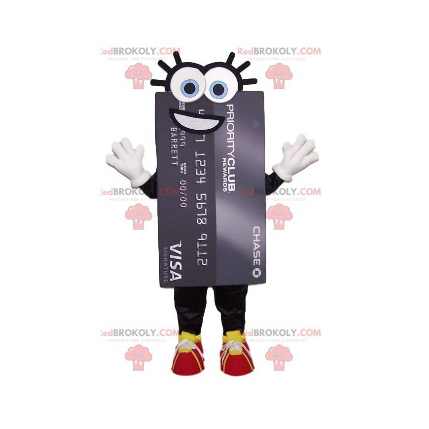 Super lachende klantenkaartmascotte. - Redbrokoly.com