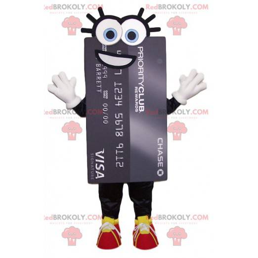 Mascotte de carte de fidélité super souriante. - Redbrokoly.com