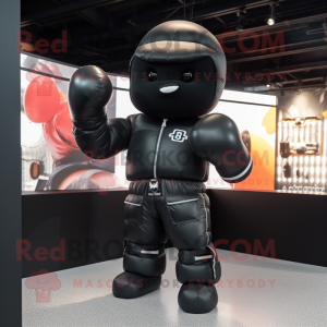 Black Boxing Glove mascotte...