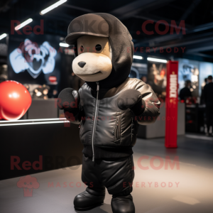 Black Boxing Glove mascotte...