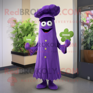 Purple Selderij mascotte...