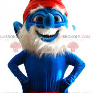 Papa Smurf maskot. Papa Smurf Kostume - Redbrokoly.com