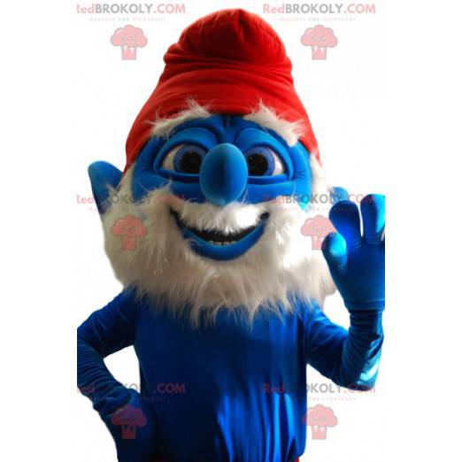 Papa Smurf-maskot. Papa Smurf-kostyme - Redbrokoly.com