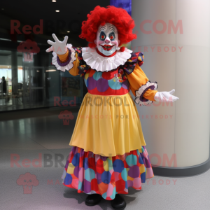  Clown kostium maskotka...