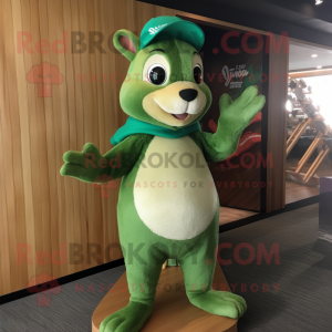 Green Squirrel maskot...