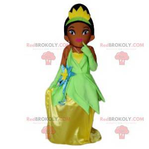 Princess mascot with a sparkling dress - Redbrokoly.com