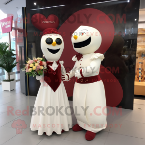 Maroon Arrow Of Love maskot...
